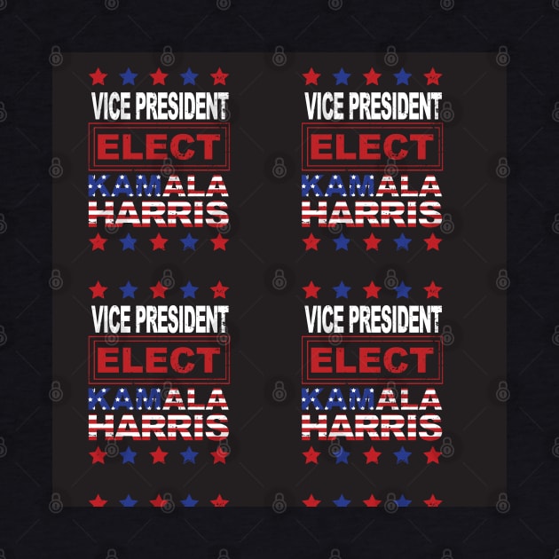 Kamala Harris Vice President Elect by Sandra Hutter Designs